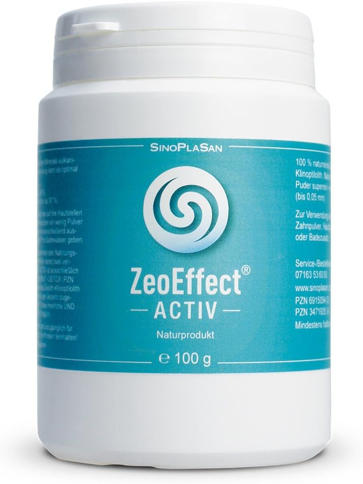 ZeoEffect-Activ, 100g Clinoptilolith Zeolite-Powder, highest controlled quality