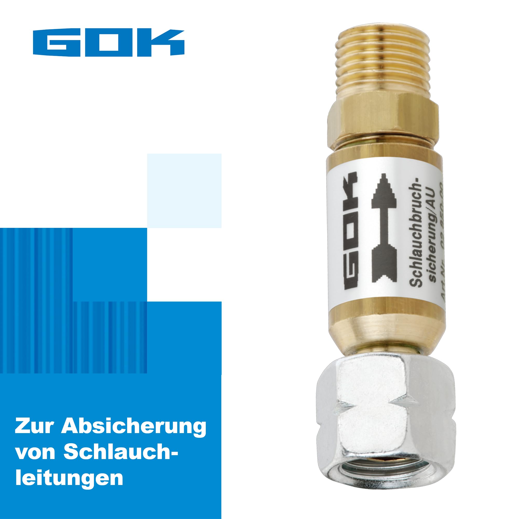 Schlauchbruch-Sicherung Größe->30mbar