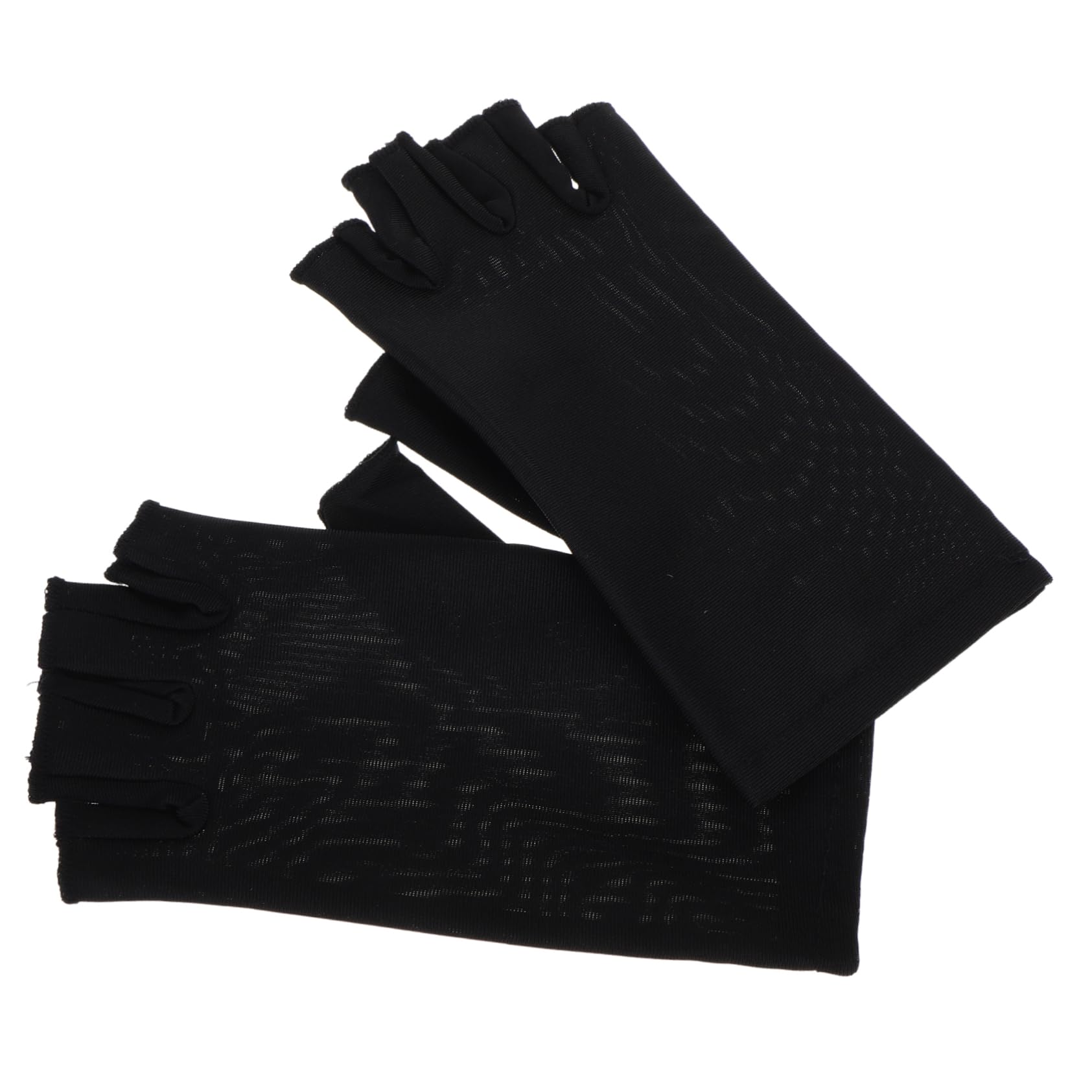 FOMIYES 1 Pair UV Protection Fingerless Gloves for Women Non Slip Driving Cycling Gloves Breathable for Outdoor Sports Activities Comfortable Reusable