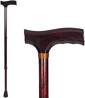 Vista 8 de DMI Lightweight Aluminum Adjustable Walking Cane with Derby-Top Handle for Men and Women
