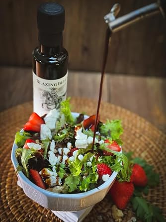 Blazing Bella Barrel Aged Balsamic Vinegar of Modena, Italy Thick, Rich & Naturally Sweet Premium Traditional Italian Balsamic 8.45 fl oz (250ml)