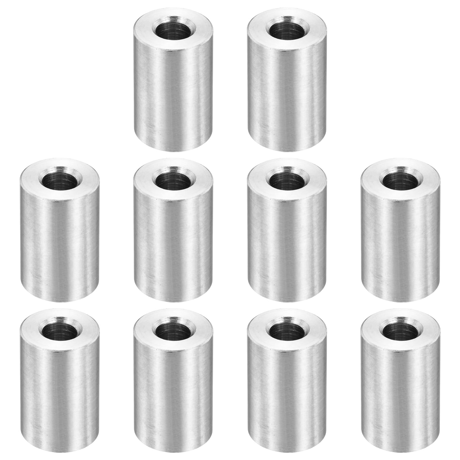 PATIKIL M6 Stainless Steel Spacers, 12Pcs Metal Spacer 6mm ID x 14mm OD x 22mm L Screw Standoff for 1/4" or M6 Screw