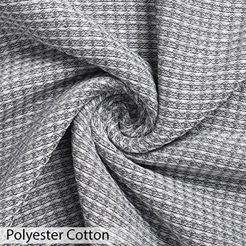 Image of Hokipo Polyester Cotton Sofa Cover Thick And Soft Throw Blanket 2 Seater Large, 180 (D) X 260 (L) Cm (Ar-4640-N1) - Grey