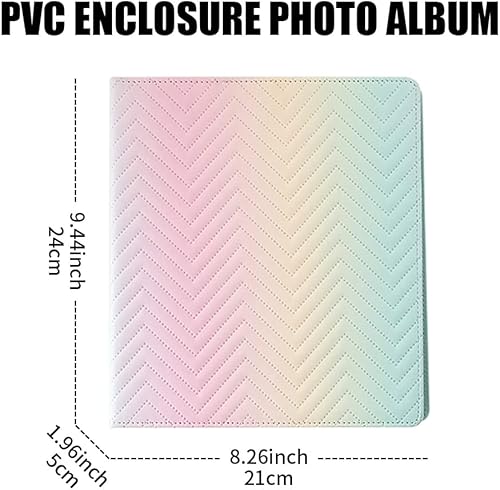 Miniatura 2 de LIFEBEA Álbum de fotos de 400 bolsillos de colores degradados para cámara instantánea Polaroid Snap PIC-300 Z2300, 2 x 3 para cámara instantánea