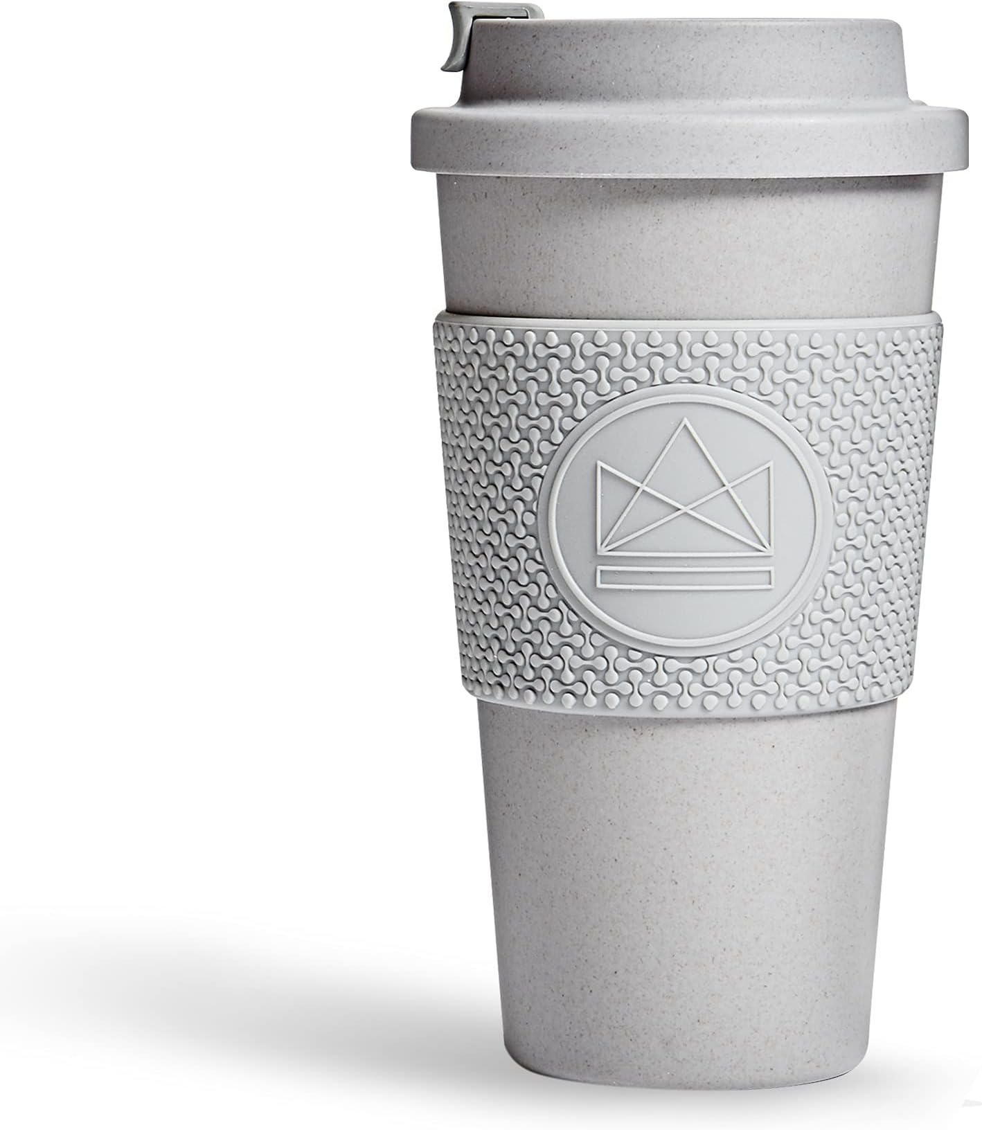 Neon Kactus Reusable Coffee Cup | Compostable Coffee Cup with Lid | Leakproof Travel Mug | Double Wall Coffee Tumbler to Keep Drinks Hot or Cold | Dishwasher & Microwave-Safe | Forever Young, 16oz