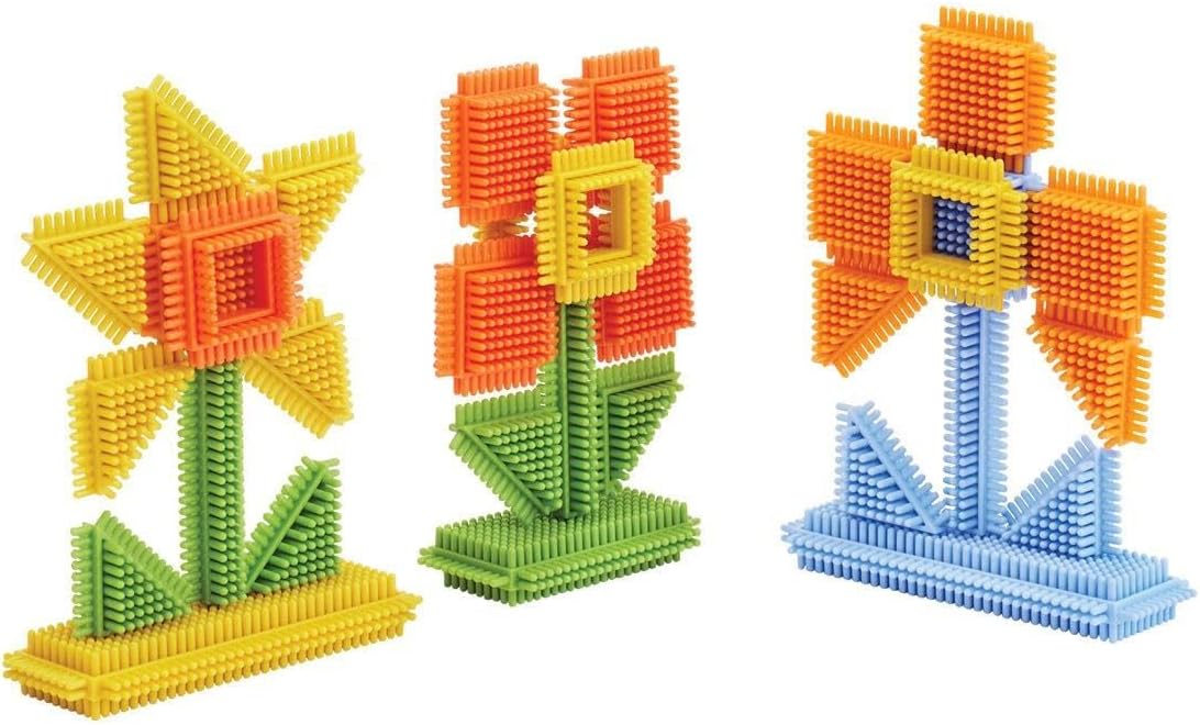 Kaplan Early Learning Snap and Stack Thistle Blocks - 160 Pieces