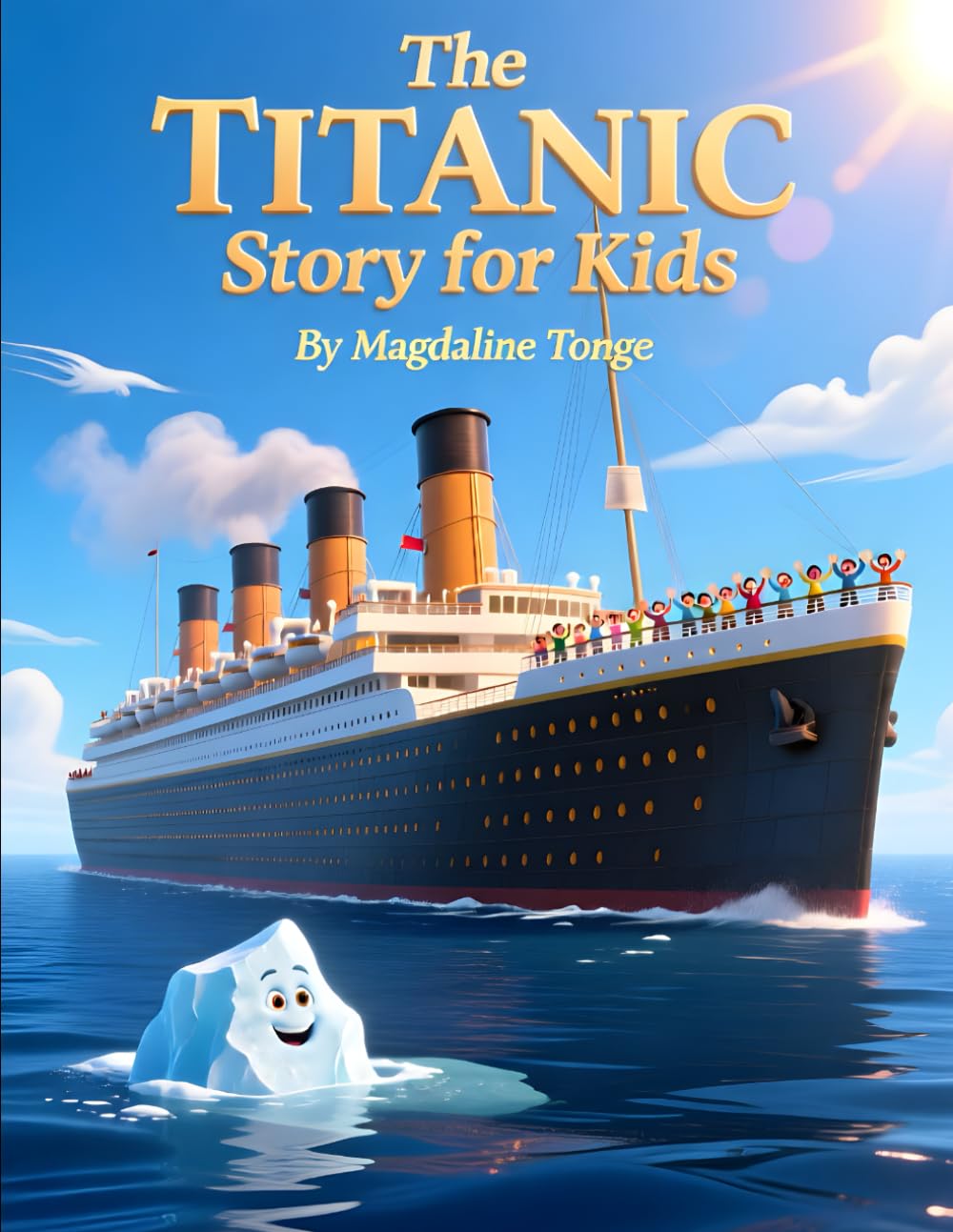 THE TITANIC STORY FOR KIDS: Titanic book for kids, children’s history stories, Titanic story simplified, kid-friendly history books, famous ships for ... Titanic book, real stories for young readers