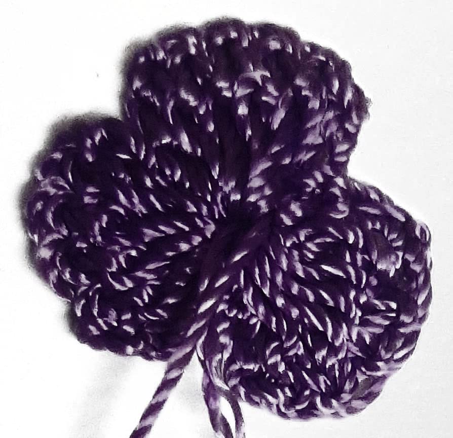 Crochet Mini Flower (Purple) 1