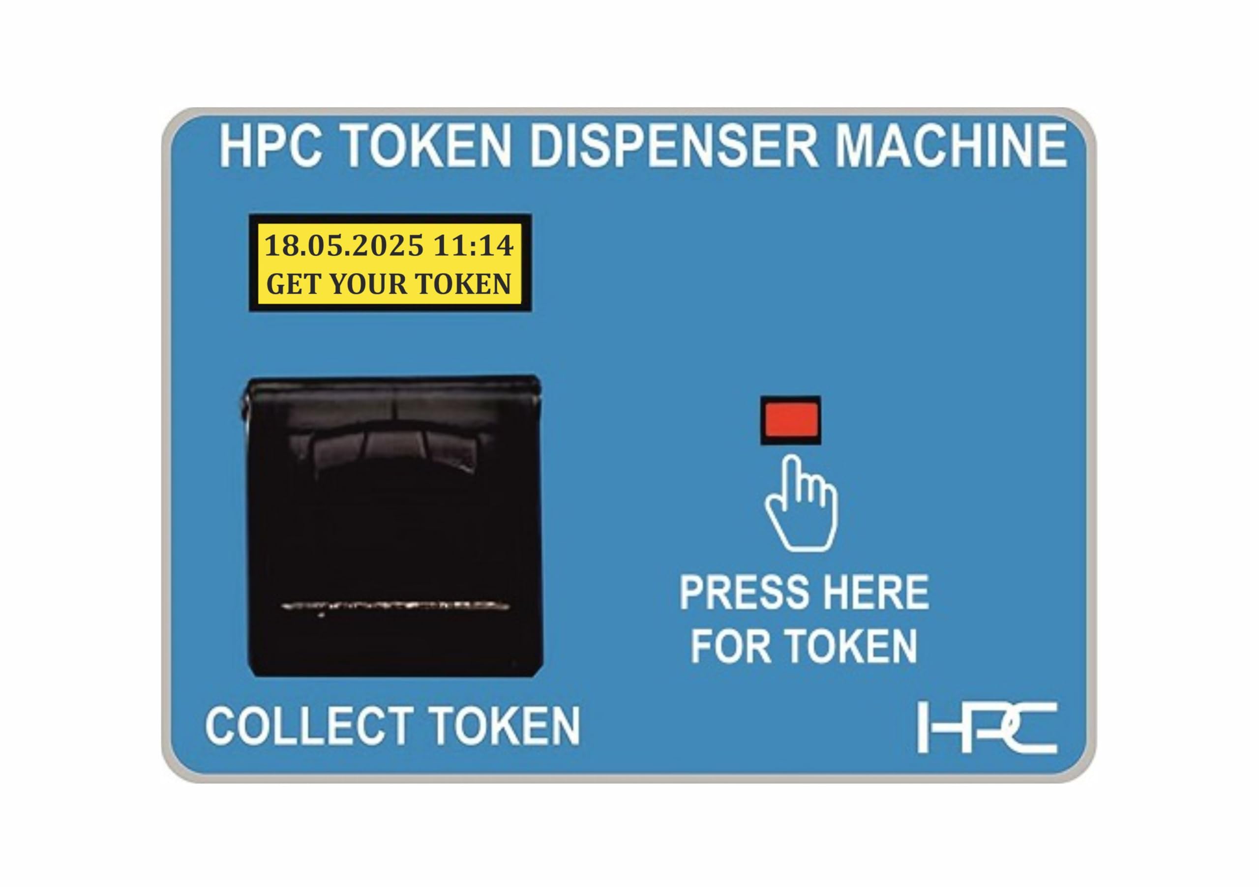 HPC Token Dispenser/Token Printer Machine - Model HPC21