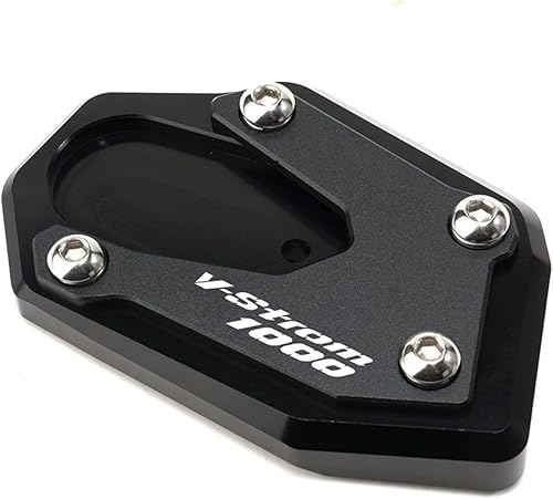 Placa de extensión para Suzuki V-Strom 1000 2014-2019 Vstrom 1000XT V-Strom 1050 Xt 2020 2021 2022 Almohadilla de soporte (color 1000 Vstrom negro)