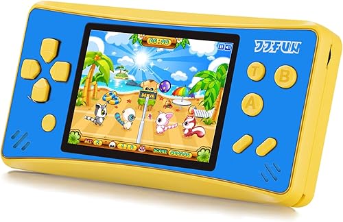 Consola de juegos portátil para niños con pantalla de 3.2 pulgadas  Juegos precargados (niveles fáciles a difíciles)  Aprobado por padres  No