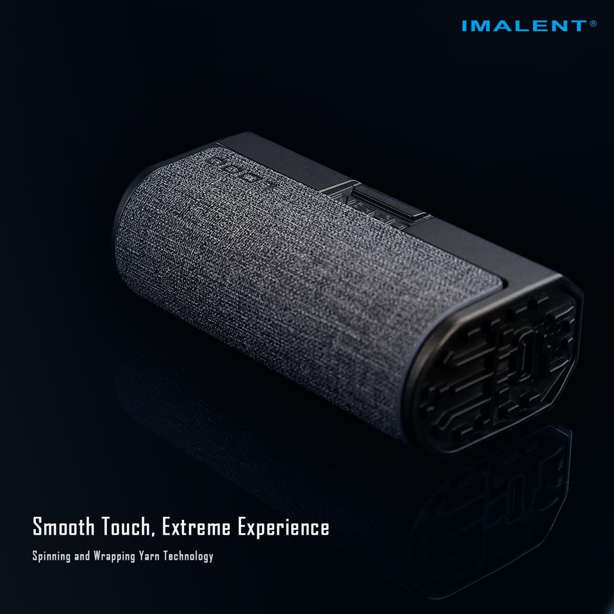 IMALENT LD70 Upgrated Small Flashlight 4000 Lumens EDC Lights with Charging Box, Powered by Rechargeable Built-in Battery for Outdoors, Emergency, Work (Brown)