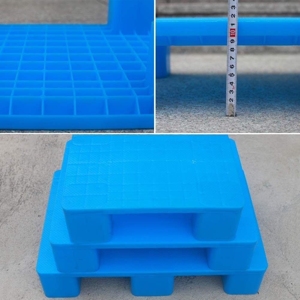 Plastikowe palety plastikowe palety artykuły do przechowywania żywności odporne na wilgoć deska supermarket magazyn paleta do supermarketu garaże szafki zewnętrzne (60 x 40 x 12 cm)