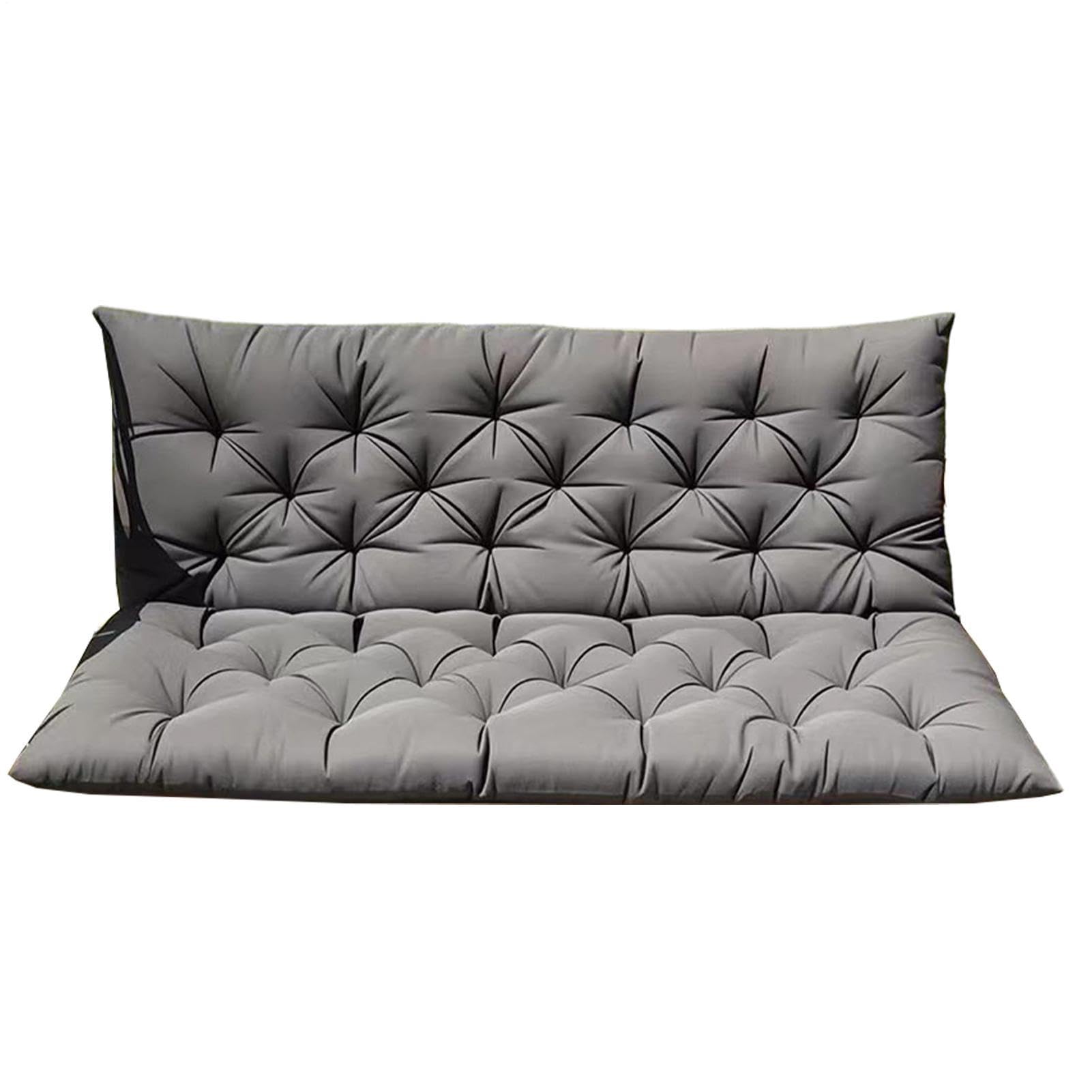 Genérico Cuscino per mobili da esterno, impermeabile e lavabile, 150 x 100 cm, con schienale, per , patio, giardino, balcone 2-3
