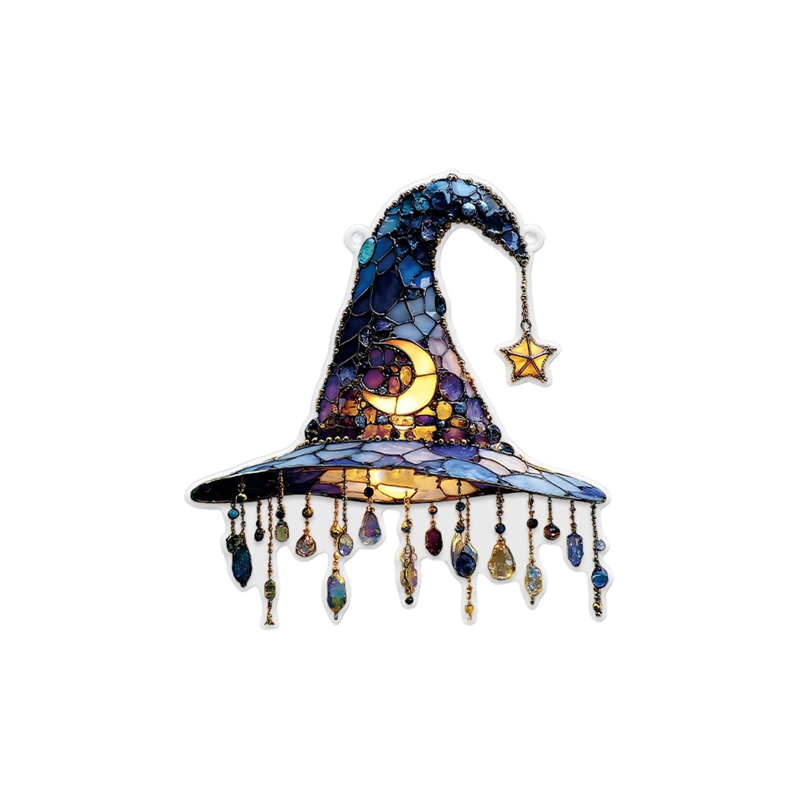Carotoe Style1 Witch Acrylic Hanging Ornament Halloween Decoration For Door Wall Window Halloween Party Centerpieces Indoor And Outdoor Hanging Ornament