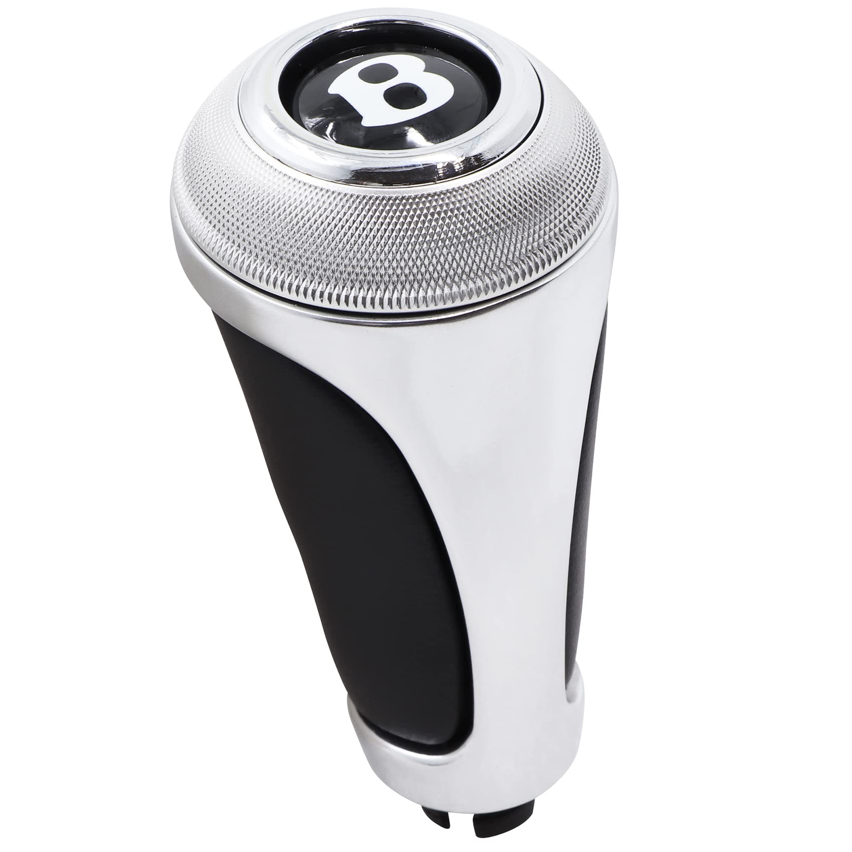 ASVEGE Car Gear Shift Knob Leather Handle for Bentley Continental GT Flying Spur 2004-2018 Black