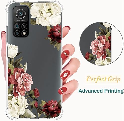 Miniatura 5 de Zoeirc Funda para Redmi Note 11 (4G)Redmi Note 11S 2201117TY Funda transparente para niñas y mujeres, TPU suave a prueba de golpes, funda protectora