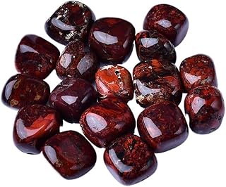 NASTYA Natural Crystals Healing Stones Natural Crystal Chicken Blood Stone Rolling Stone Ornaments Mineral Specimen Stone Bathtub Stone for Tumbling, Fountain Rocks, Decoration(2-3cm1000g)