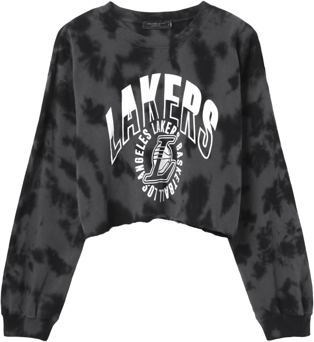 Junk Food NBA Womens Womens 82 Cotton 18 Poly Lakers Loose Knit Crop