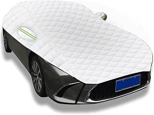 Demi-Housse De Voiture Anti-Grêle 5 Couches Épaisse – Protection Imperméable Neige, Grêle, Poussière – Idéale SUV, Berline, Pick-up
