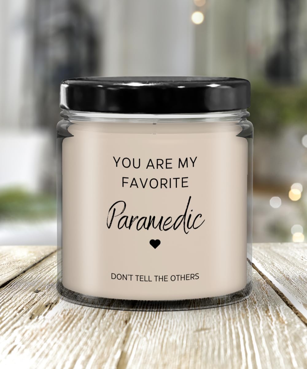 You are My Favorite Paramedic, Candle, Candles with Sayings, Candles with Text, Funny Candle, Christmas, Birthday, Paramedic, fire, Police, EMT