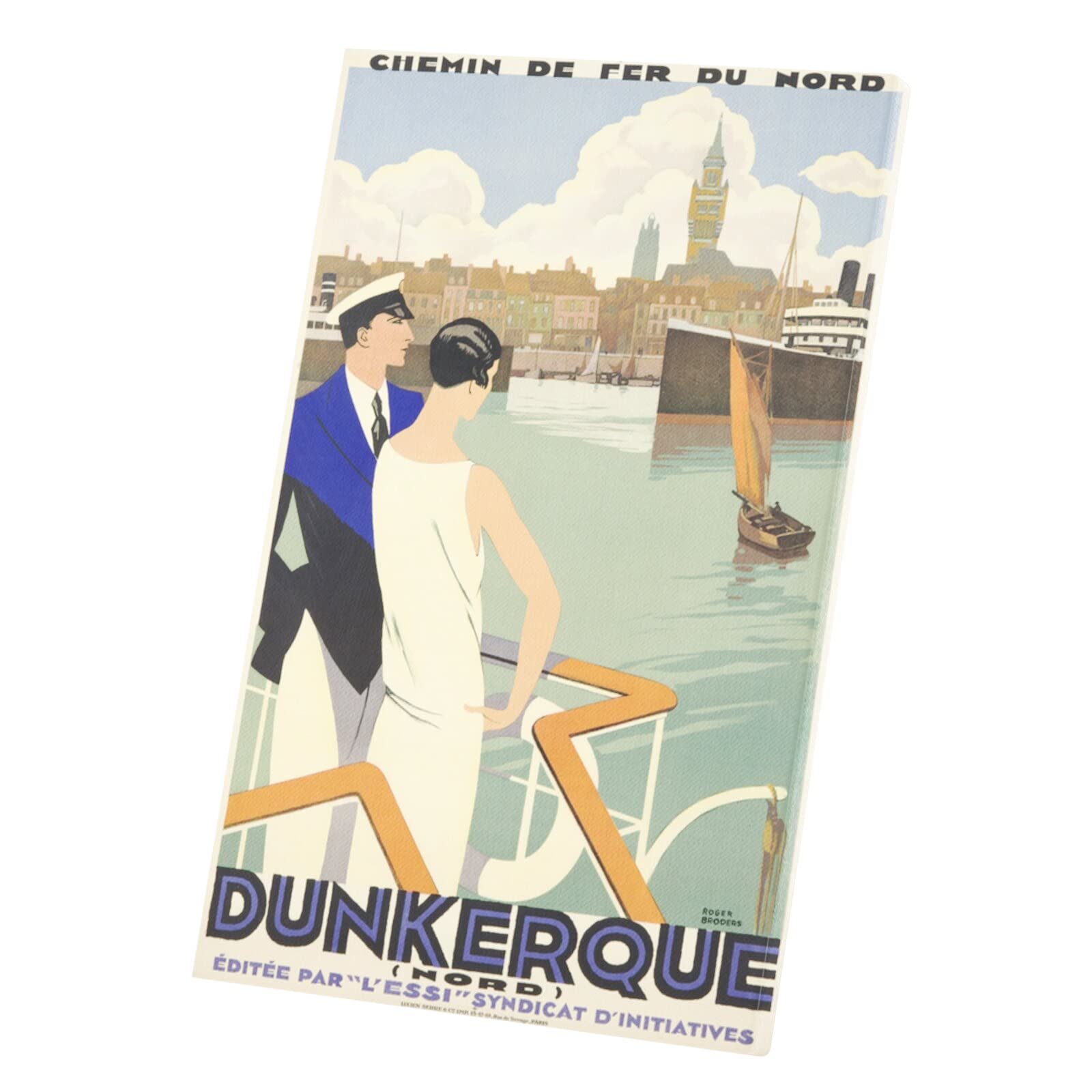 Tableau Dunkerque rétro : affiche vintage chargée d'histoire pour intérieur authentique - 5