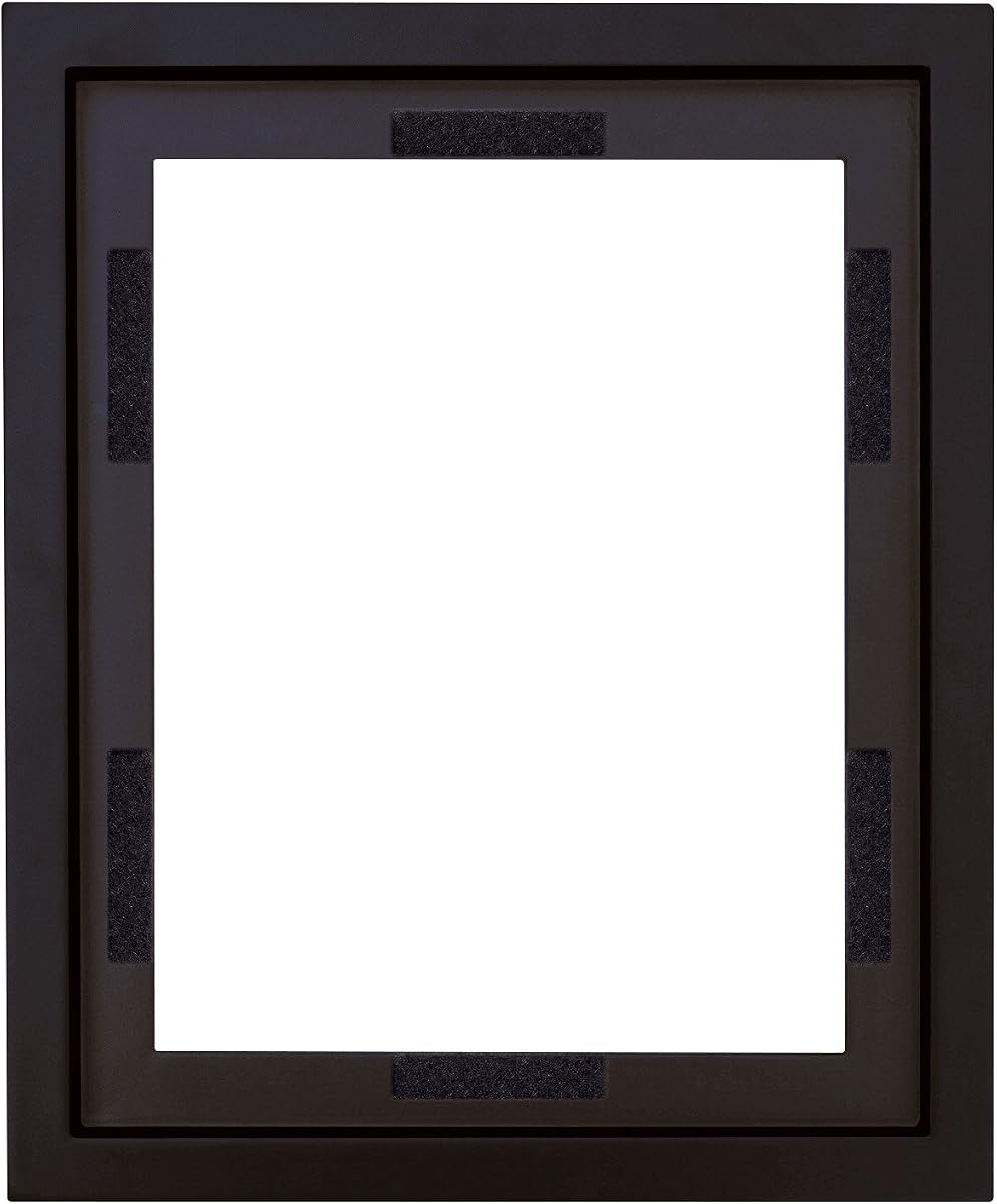 MCS Canvas Float Frame, 8 X 10 X 3/4 in, Gesso Black