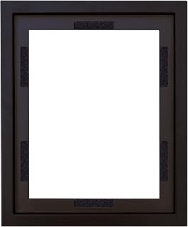 School Specialty 1389674 Canvas Float Frame, 8" x 10" x 3/4" Size, Gesso Black