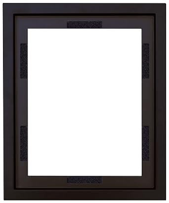MCS Canvas Float Frame, 8 X 10 X 3/4 in, Gesso Black