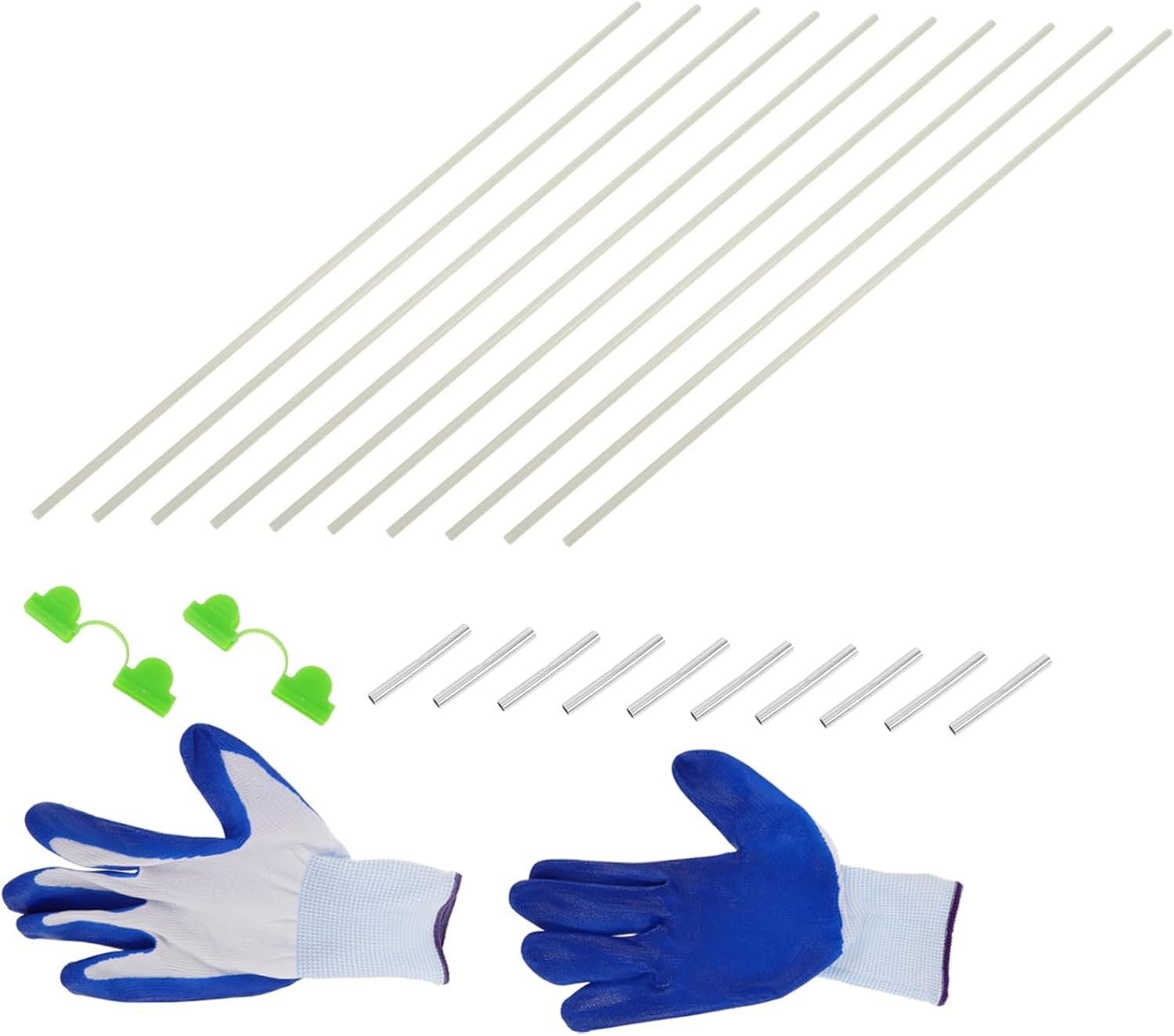 KESYOO 1 Set Plant Support Stakes Plants Garden for Grow Tunnel Garden Greenhouse Garden for Raised Beds Garden Tunnel for Row Cover Row Cover Clamp: Abs