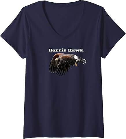Harris Hawk V-neck T-Shirt