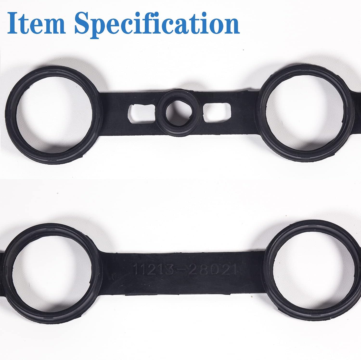 VS50530R for Scion TC XB Valve Cover Gasket Seal 2.4L Toyota Camry Corolla Highlander Matrix Rav4 Pontiac Vibe 2.0 2.4L 2AZFE 112130H010 11213-0H010 2001 2002 2003 2004 2005 2006 2007 2008 2009-12