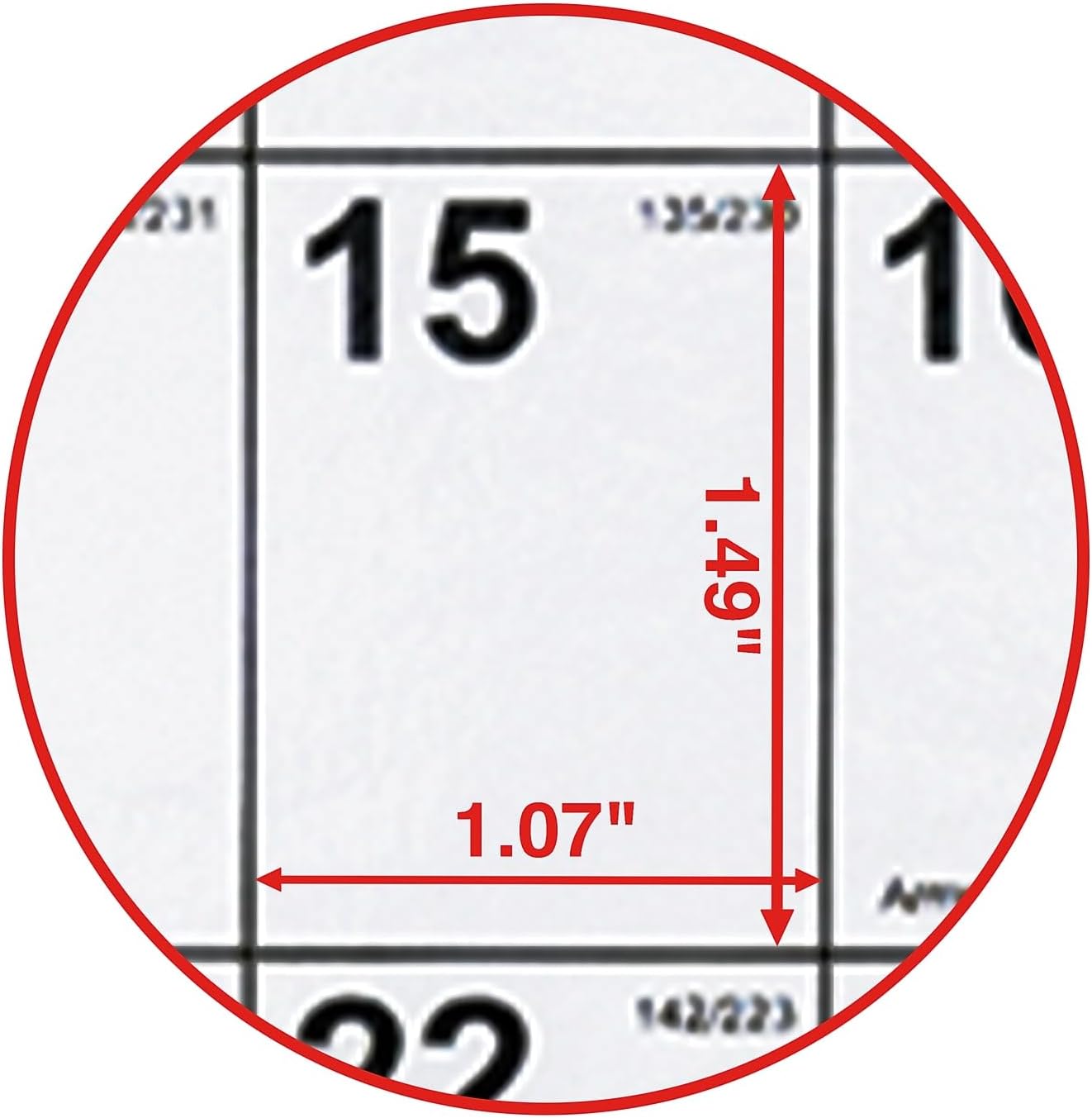 Staples 2026 Large Dry‑Erase Yearly Wall Calendar, 36" x 24", Reversible Vertical/Horizontal Layout, Erasable Surface for Planning & Scheduling, White/Red/Gray