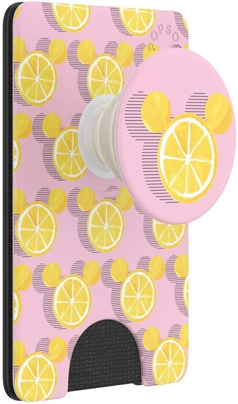 PopSockets PopWallet+: Swappable and Repositionable Wallet - Mickey Lemon