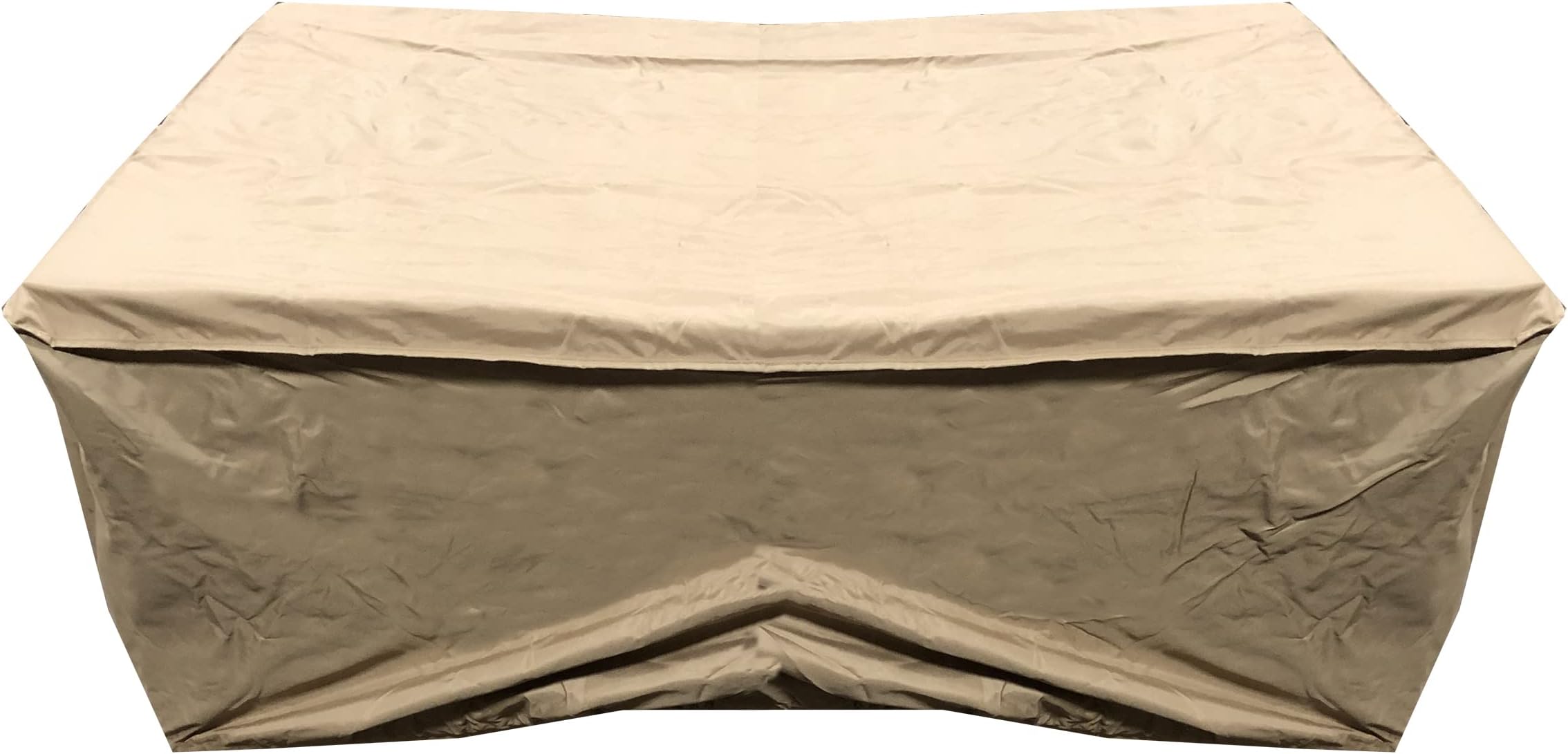 Oakland Living 8240-5232-COVER Rectangular Polyester 52-in Weather Resistant Tan Fire Coffee Outdoor Table Cover