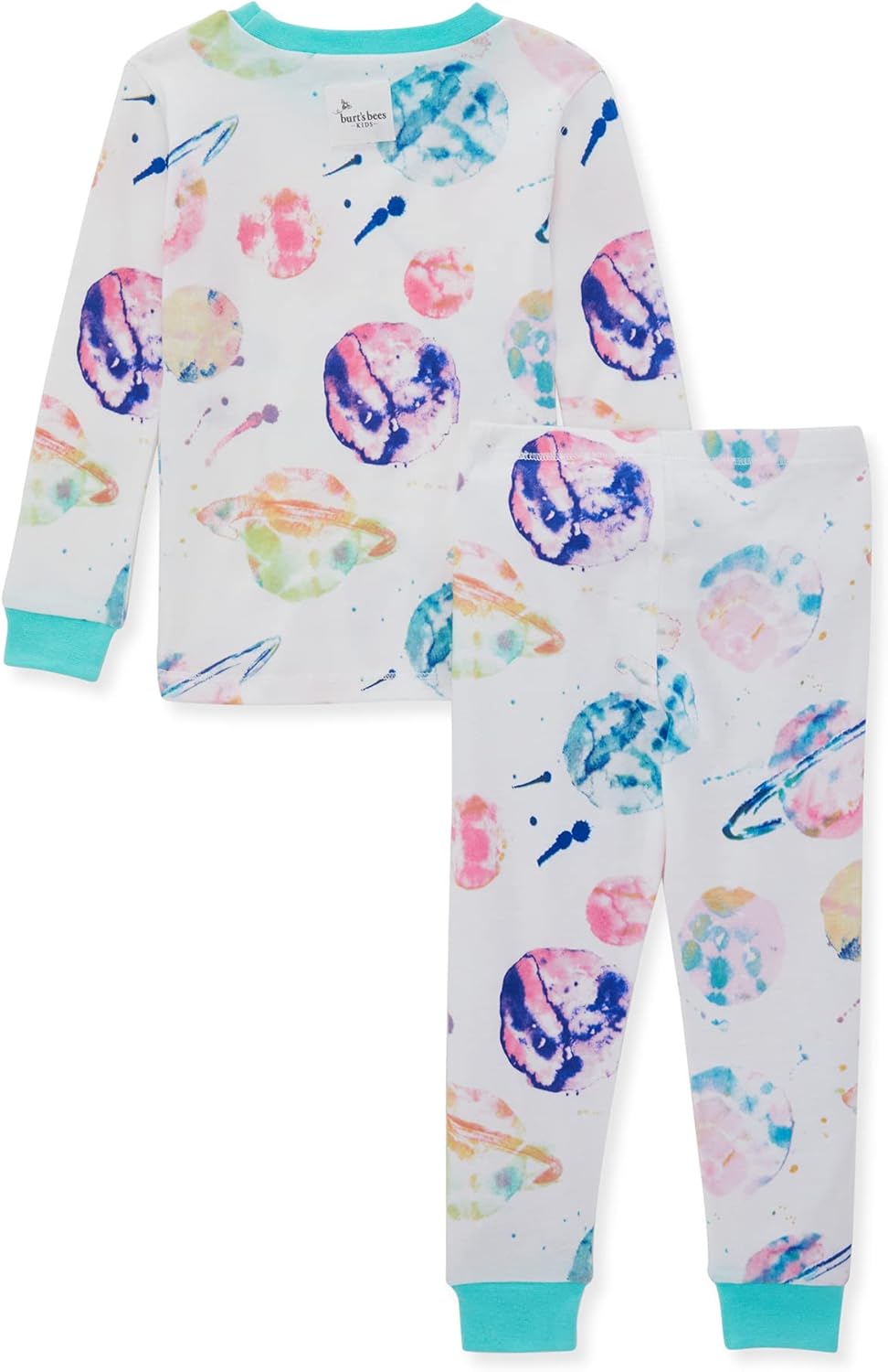 Vista 2 de Burts Bees Baby Conjunto de pijama de 2 piezas camiseta y pantalón 100 algodón orgánico