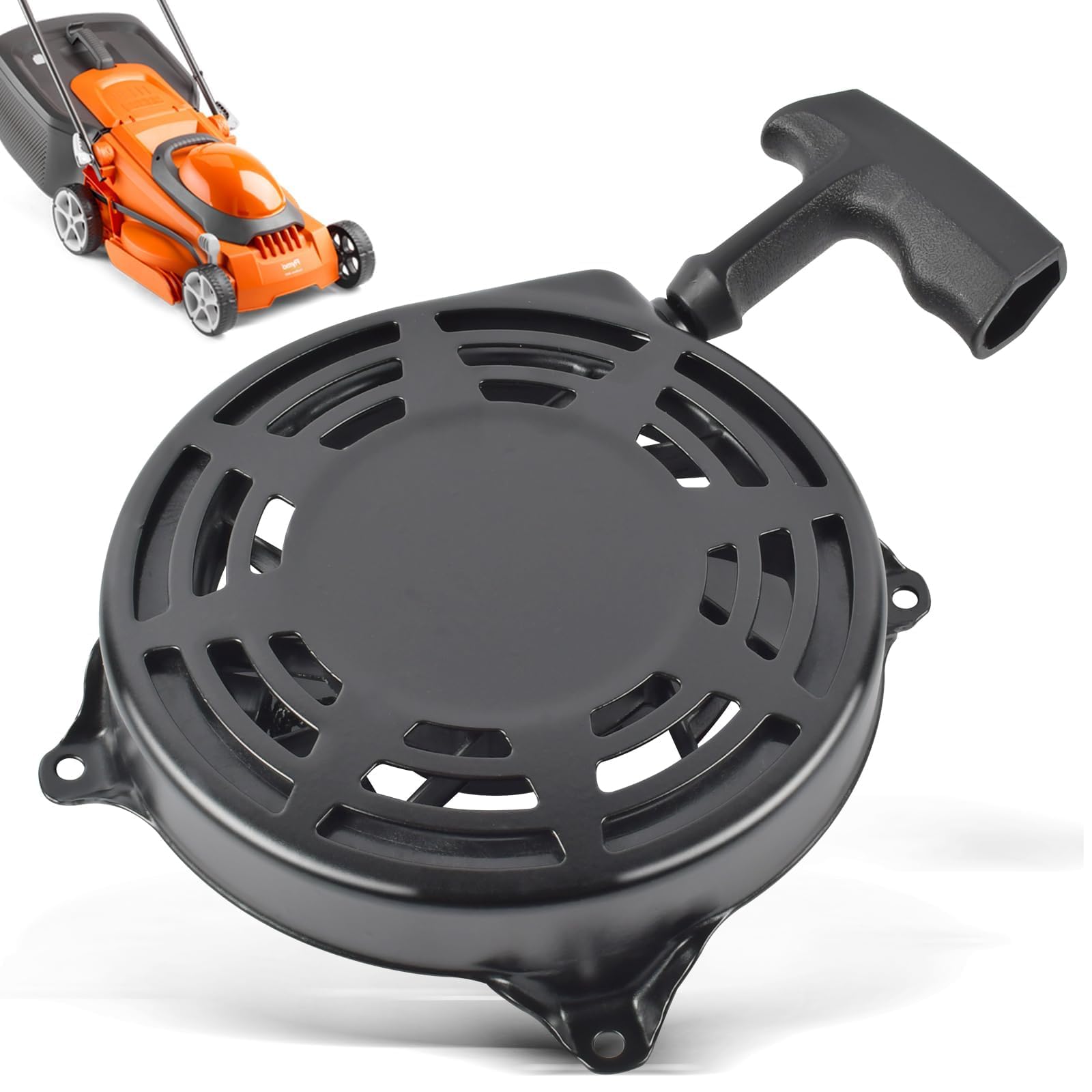 Funmo Arrancador De Retroceso para Briggs & Stratton 497680 498144 Arrancador Desbrozadora Reemplazo Recoil Starter BS1150 para Toro 20010-20945 Oregon 31-068 Rotary 12368 150-320 TB230 JA62