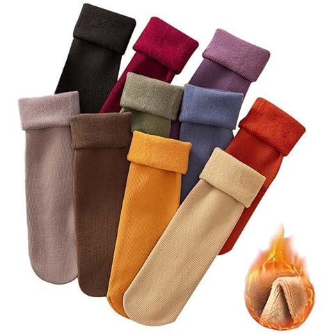 KEYULI Velvet Winter Thermal Socks Cover