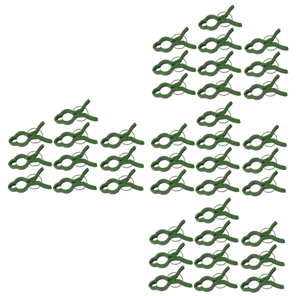 UKCOCO 4 Set Clip Fissaggio Piante per Giardinaggio E Facili da Installare E Riutilizzabili 10 Pezzi*4