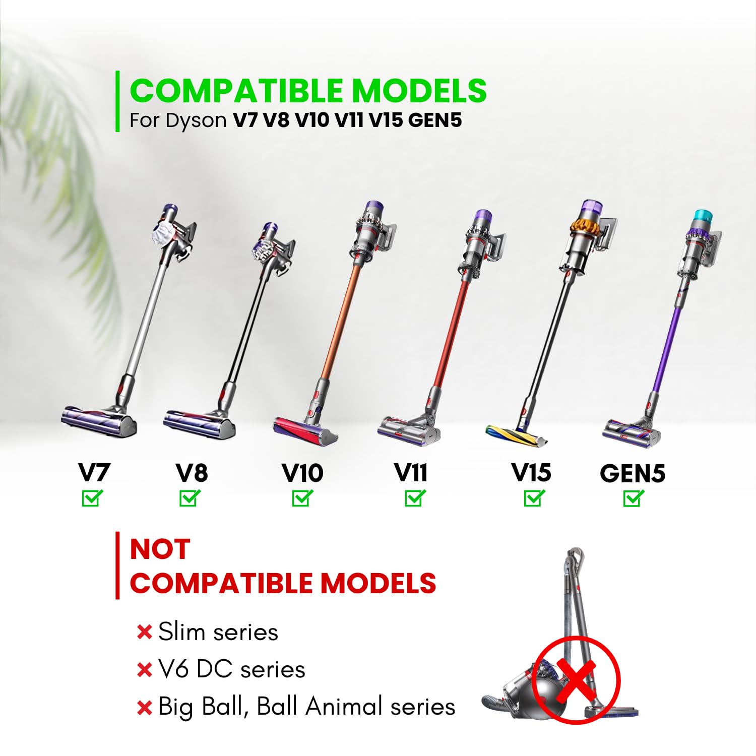 Amazon.co.jp: Dyson V7 V8 V10 V11 V15用交換用アタッチメント - 家庭