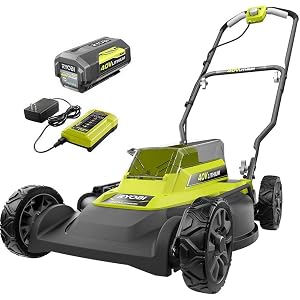 RYOBI Lawn Mower 20 in. 40-Volt Lithium 