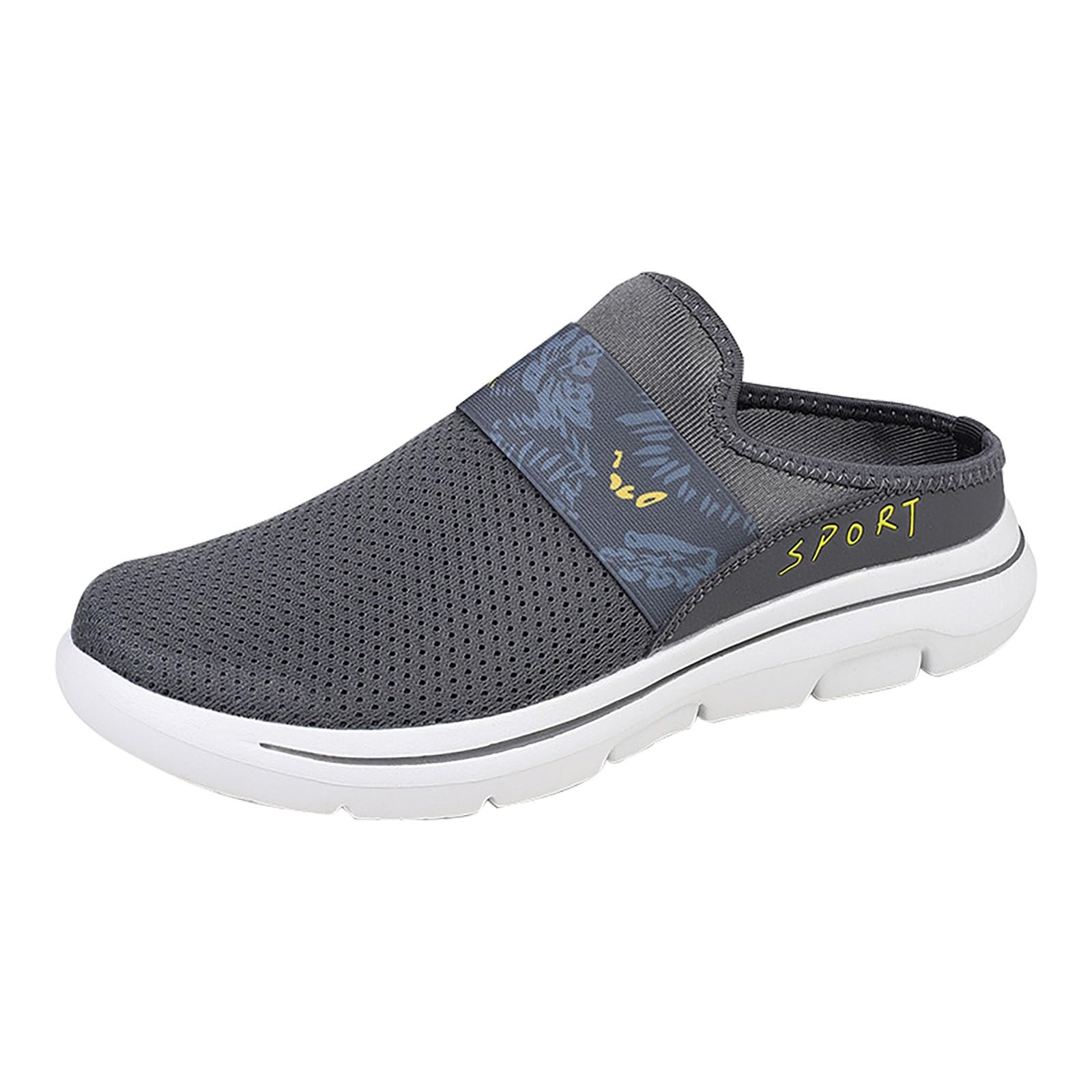 Easy Zapatos Mujer Zapatos Transpirables Tejidos para Caminar en Zapatos de Espuma Soporte Arco Manos In-Sneakers Mujer Zapatos Negro