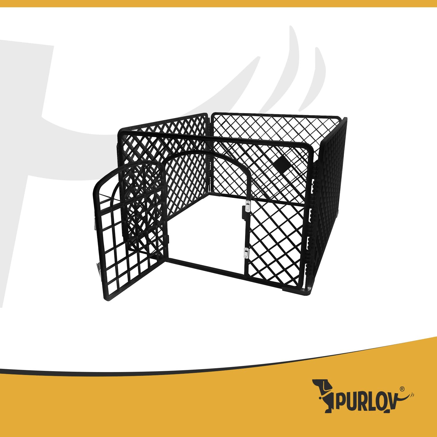 ISO TRADE Gabbie Pet Playpen - 90 x 90 x 60 cm Cage