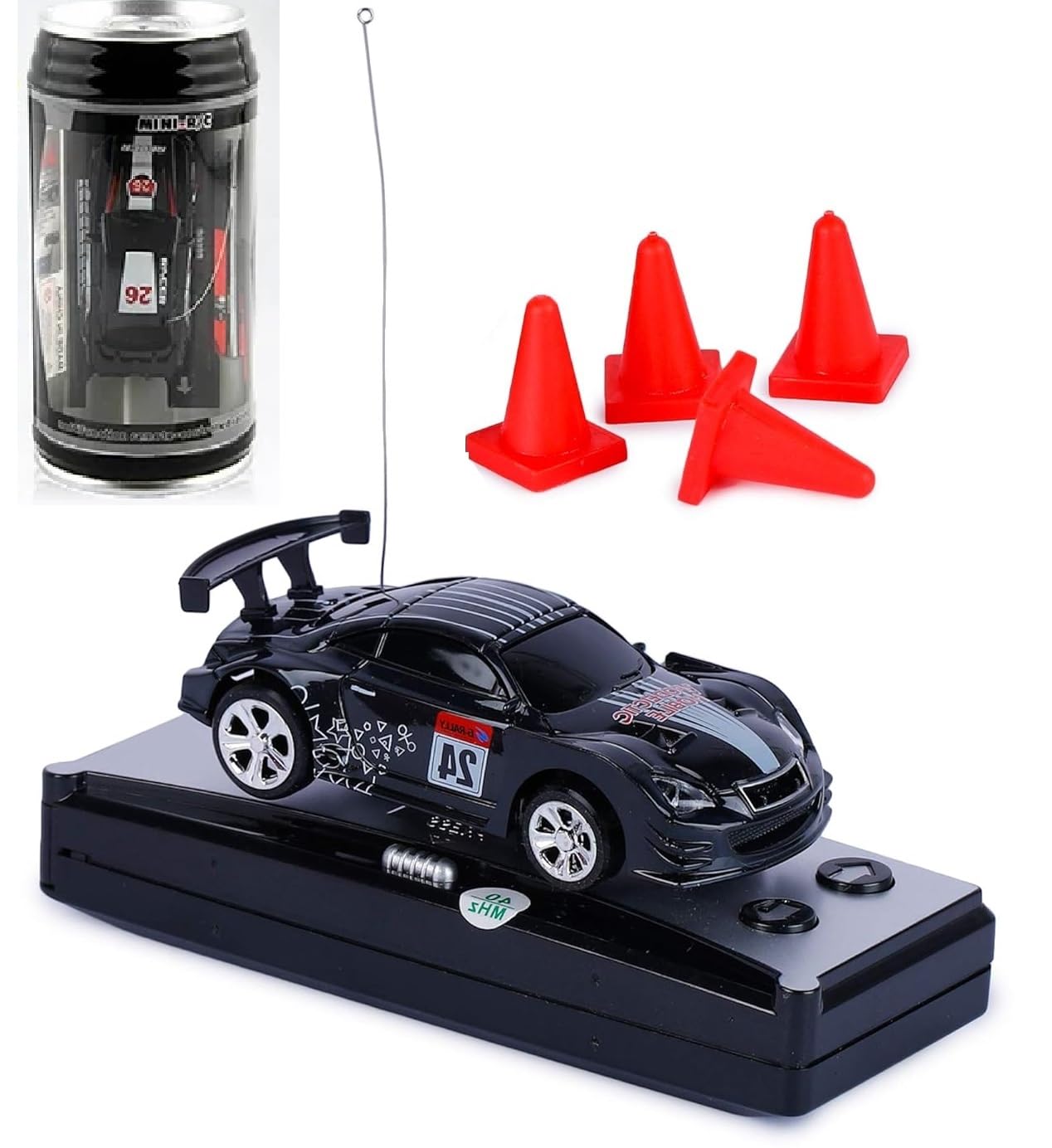 Bestie toys Mini Remote Control Car with Coke Can High Speed RC Micro Racing Car, Assorted(Latest Remote Without Antenna Model)(Mix Color) (B0CVBBQQT8) Amazon Price History, Amazon Price Tracker