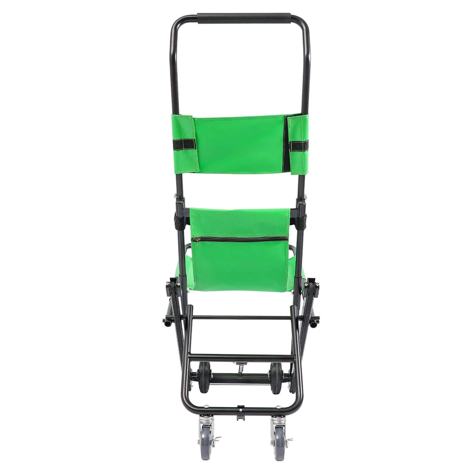 Elevador de escaleras portátil, silla de escalera manual, plegable, hasta 180 kg, silla de ruedas de transporte para adultos, silla de escalera con 4 ruedas, silla de evacuación para