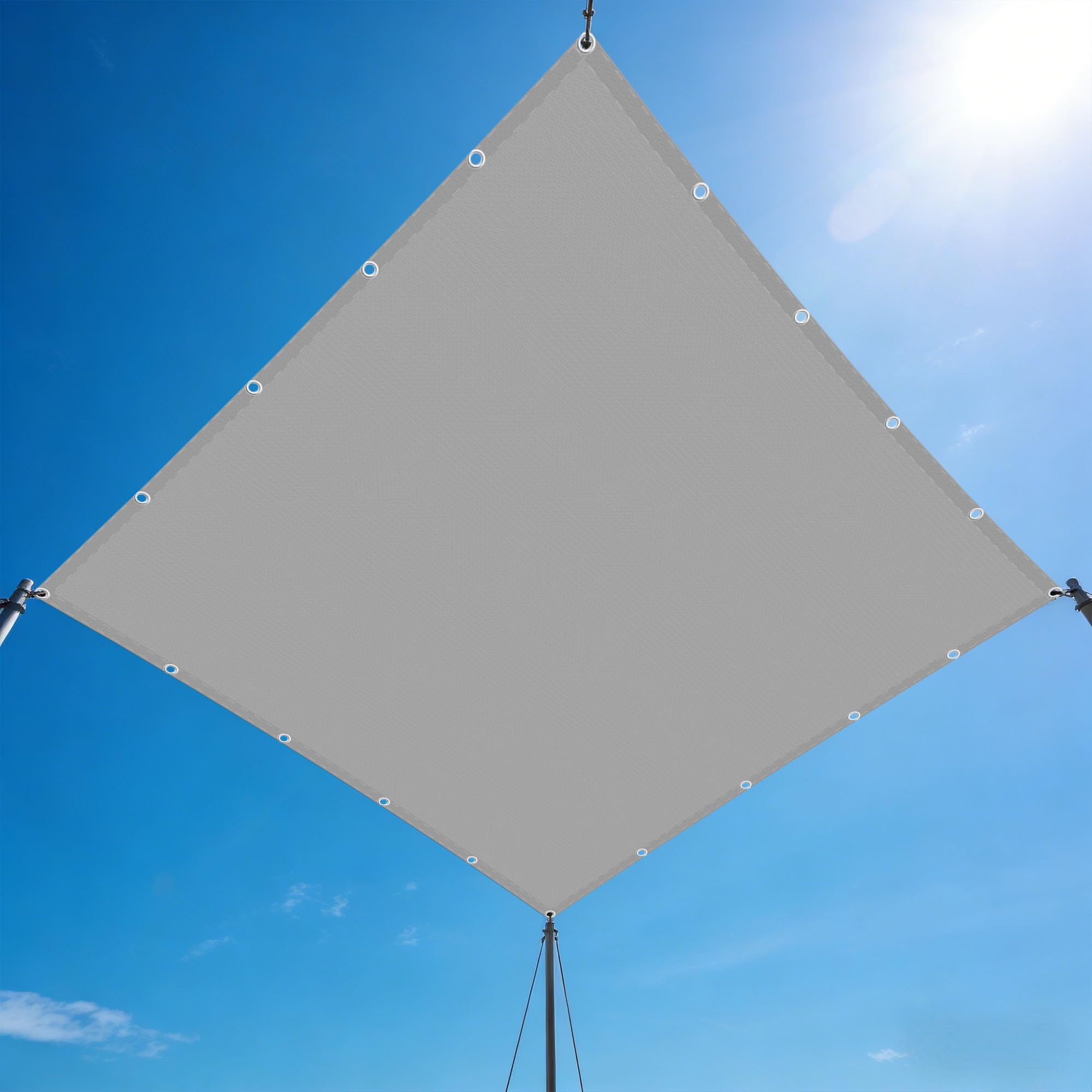 Voile d'ombrage rectangulaire 4 x 5 m résistant à l'eau pour résoudre le manque d'ombre