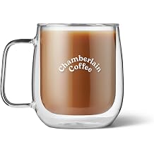 Chamberlain Coffee Insulated Double Wall Mug for Hot and Cold Drinks, 15oz
