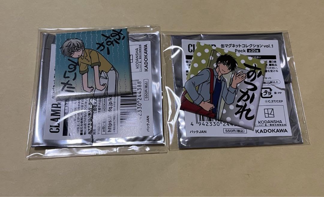 CLAMP展 缶マグネット さくら 小狼 モコナ CLAMP展 缶マグネット