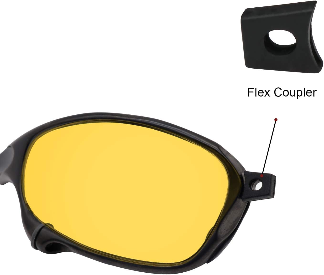 Mryok Nose Bridge Flex Coupler for Oakley X Metal Juliet/XX/Penny/Mars/Romeo 2