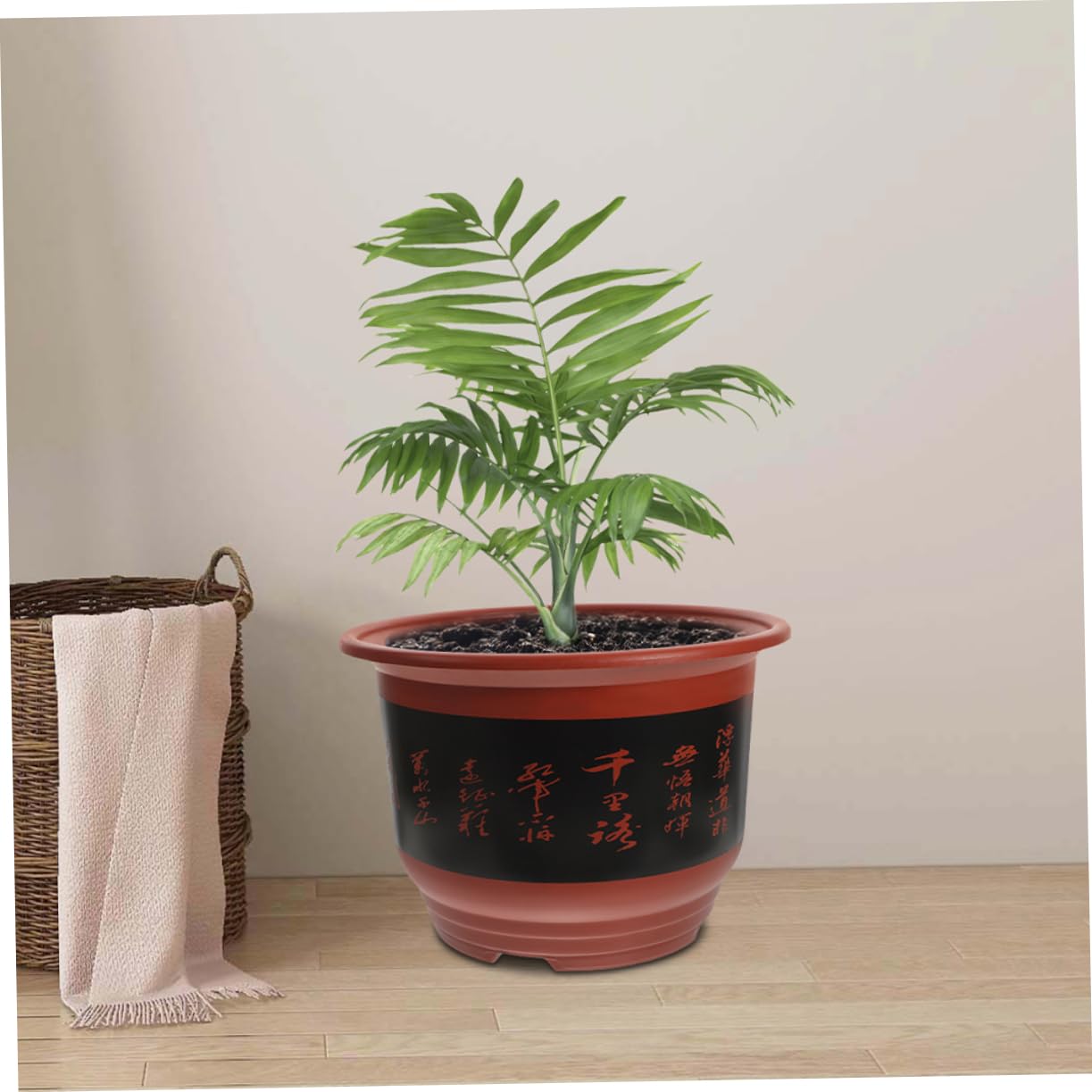 BESTonZON 2pièces Pot pour Orchidées avec Drainage Plastique pour Intérieur Et Extérieur Bac à Eau Inclus